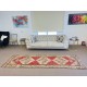 Antique Handmade Turkish Oushak Runner Rug, 100% Wool
