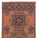 One of a Pair Anatolian Runner Rug for Hallway. Vintage Corridor Carpet, 100% Wool