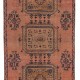 One of a Pair Handmade Anatolian Runner Rug for Hallway. Vintage Corridor Carpet, 100% Wool