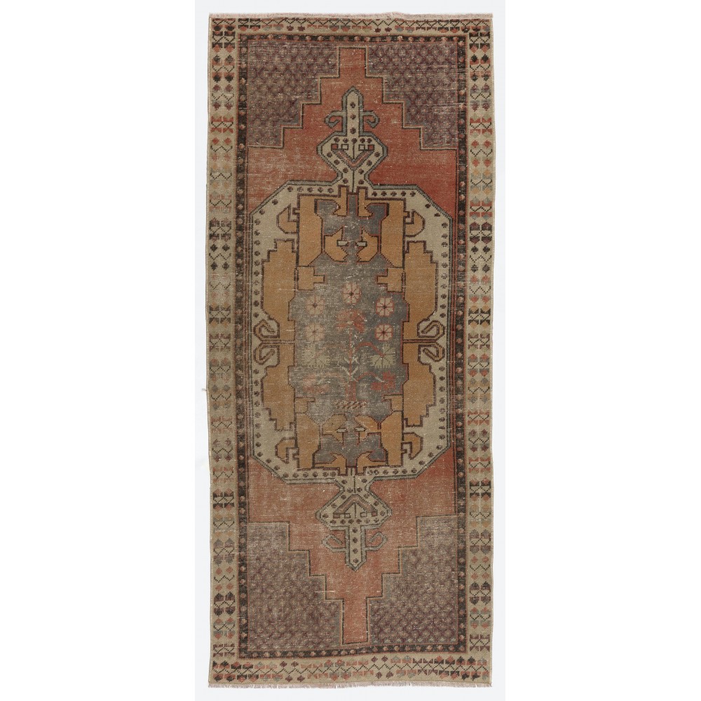One-of-a-Kind Handmade Vintage Turkish Tribal Rug, circa 1930