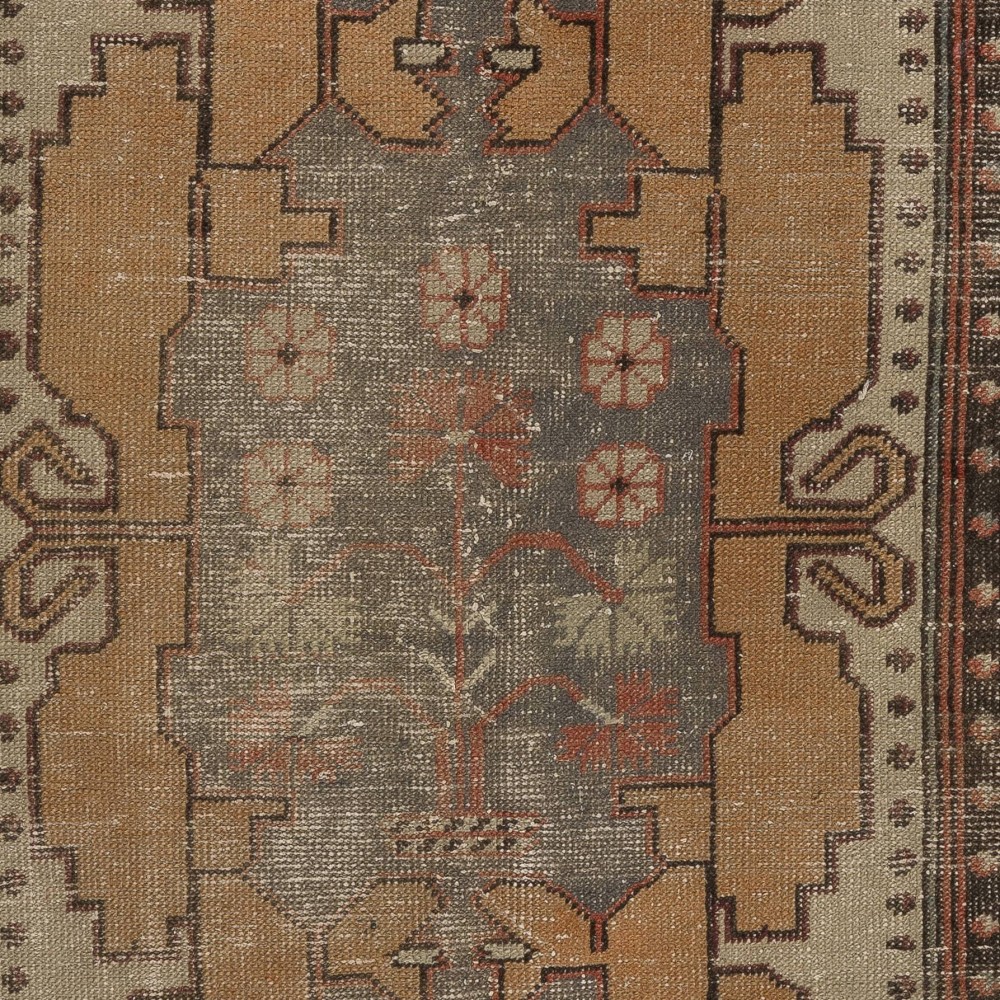 One-of-a-Kind Handmade Vintage Turkish Tribal Rug, circa 1930