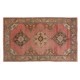 Vintage Handmade Oushak Rug, Soft Earthy Colors, Wool Carpet, Floor Covering