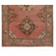 Vintage Handmade Oushak Rug, Soft Earthy Colors, Wool Carpet, Floor Covering