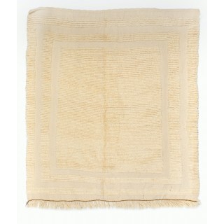 Vintage Turkish Tulu Rug, 100% Soft Natural Wool. Custom Options Available