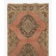 Authentic Handmade Vintage Turkish Village Runner Rug for Hallway