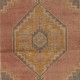 Hand-Knotted Vintage Turkish Accent Rug for Home & Office