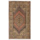 Beautiful Vintage Oriental Rug Handmade Wool Carpet with Tribal Style