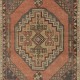 Vintage Hand-Knotted Oriental Wool Rug with Tribal Design Vintage Hand-Knotted Oriental Wool Rug with Tribal Design