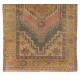 Handmade Anatolian Carpet, Multicolor Tribal Style Vintage Wool Rug