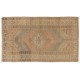 Midcentury Hand-knotted Turkish Village Rug in Soft Colors