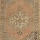 Vintage Hand-knotted Turkish Village Rug in Soft Colors, 100% Wool Vintage Hand-knotted Turkish Village Rug in Soft Colors, 100% Wool