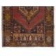 Hand-Knotted Vintage Oriental Rug, Tribal Style Wool Carpet