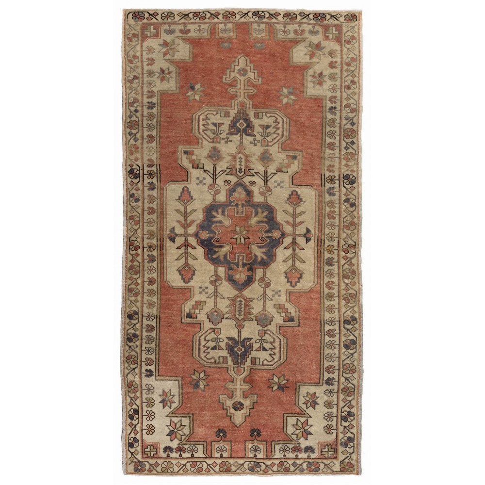 Vintage Oriental Rug for Country Homes, Tribal, Traditional Interiors