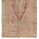 Vintage Turkish Oushak Rug in Soft Colors. 100% Wool Oriental Carpet Vintage Turkish Oushak Rug in Soft Colors. 100% Wool Oriental Carpet