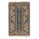 Vintage Soumak Turkish Accent Rug with Wool Pile