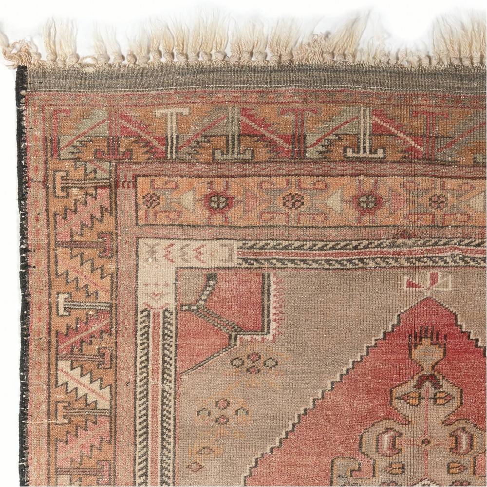 Vintage Handmade Turkish Village Rug
