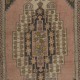 Vintage Central Anatolian Village Rug with Medallion Design, 100% Wool
