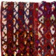 Colorful Hand-woven Vintage Central Anatolian Kilim (Flat-weave), Wall Hanging