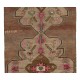 Unique Handmade Vintage Turkish Village Runner Rug