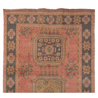 Authentic Corridor Rug from Turkey, 1960s Handmade Hallway Runner