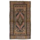 Unique Handmade Mid-20th Century Turkish Wool Rug with Tribal Style