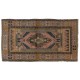 Unique Handmade Mid-20th Century Turkish Wool Rug with Tribal Style