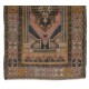 Unique Handmade Mid-20th Century Turkish Wool Rug with Tribal Style