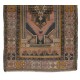 Unusual Handmade Mid-20th Century Turkish Wool Rug with Tribal Style