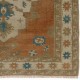 Vintage Medallion Design Central Anatolian Village Rug, 100% Wool
