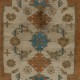 Vintage Medallion Design Central Anatolian Village Rug, 100% Wool