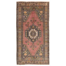 Vintage Handmade Village Rug, Ca 1960, Wool Carpet for Home & Office