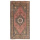 Vintage Handmade Village Rug, Ca 1960, Wool Carpet for Home & Office