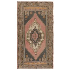 Authentic Handmade Vintage Turkish Village Rug