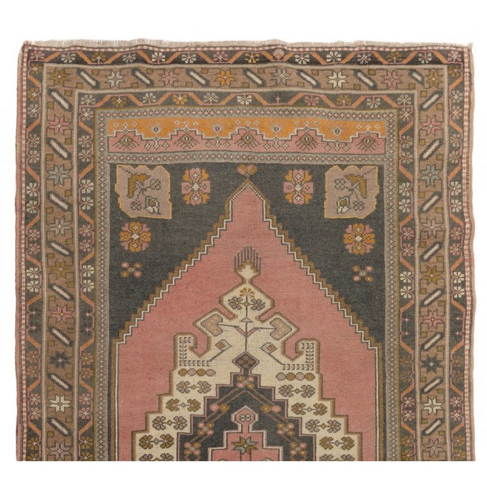 Authentic Handmade Vintage Turkish Village Rug