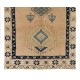 Vintage Handmade Central Anatolian Rug, 100% Wool
