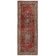 One-of-a-Kind Vintage Hand-knotted Wool Turkish Runner Rug