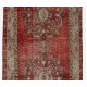 One-of-a-Kind Vintage Hand-knotted Wool Turkish Runner Rug