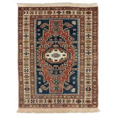 Unique Handmade Vintage Turkish Village Rug, 100% Wool