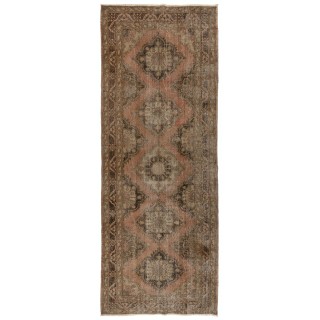 Tribal Style Corridor Rug from Turkey, 1960s Handmade Hallway Runner