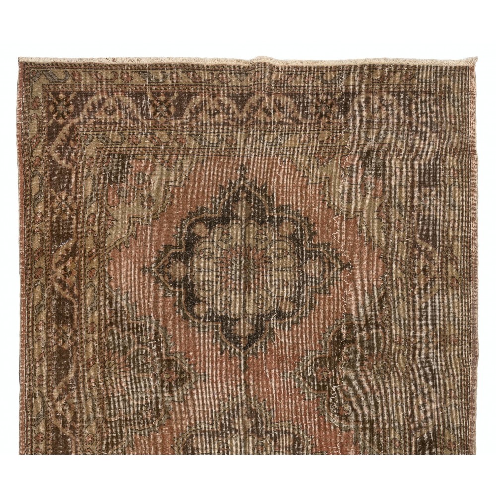 Tribal Style Corridor Rug from Turkey, 1960s Handmade Hallway Runner