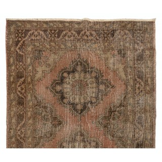 Tribal Style Corridor Rug from Turkey, 1960s Handmade Hallway Runner
