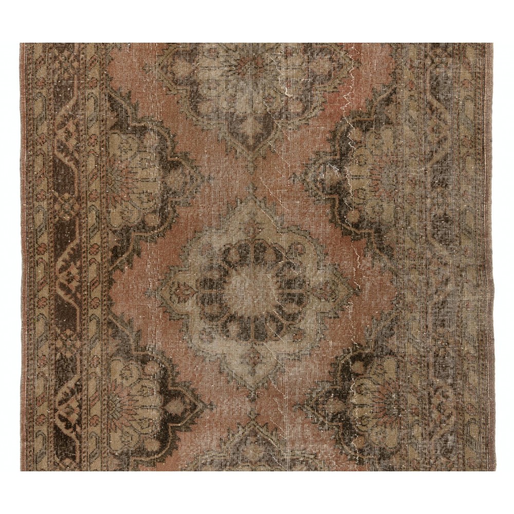 Tribal Style Corridor Rug from Turkey, 1960s Handmade Hallway Runner