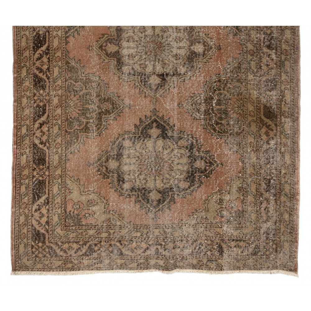 Tribal Style Corridor Rug from Turkey, 1960s Handmade Hallway Runner
