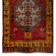 One-of-a-Kind Hand-knotted Vintage Wool Turkish Village Runner Rug