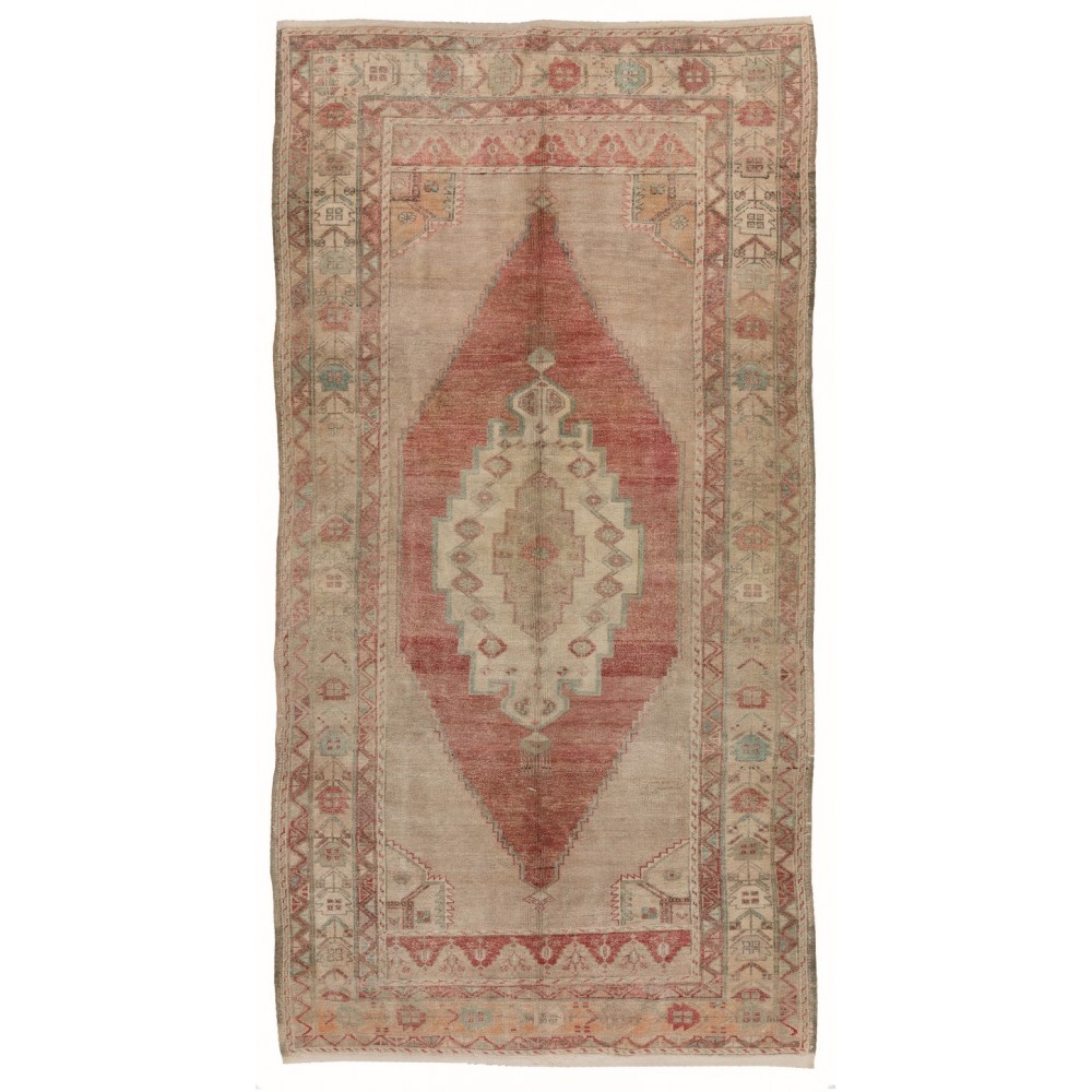 Vintage Oriental Rug for Country Homes, Tribal, Traditional Interior
