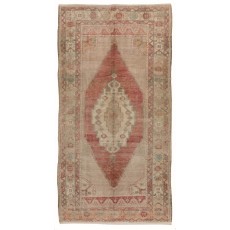 Vintage Oriental Rug for Country Homes, Tribal, Traditional Interior