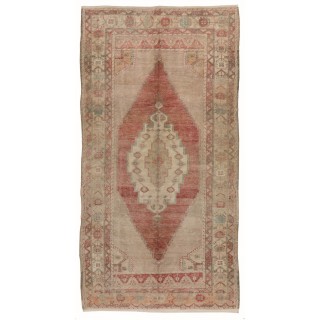 Vintage Oriental Rug for Country Homes, Tribal, Traditional Interior