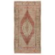 Midcentury Oriental Rug for Country Homes, Tribal, Traditional Interior