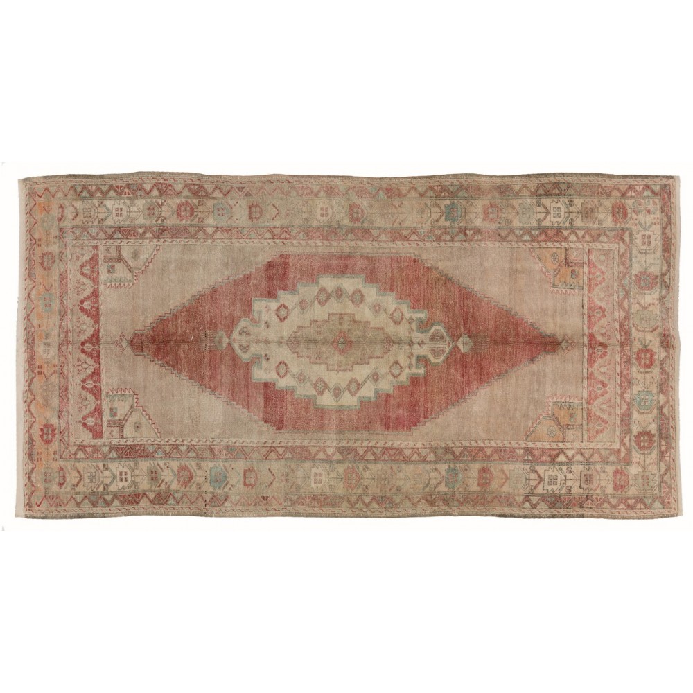 Vintage Oriental Rug for Country Homes, Tribal, Traditional Interior
