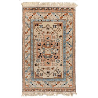 Vintage Anatolian Rug, One of a Kind Hand-knotted Carpet, Soft Wool Pile